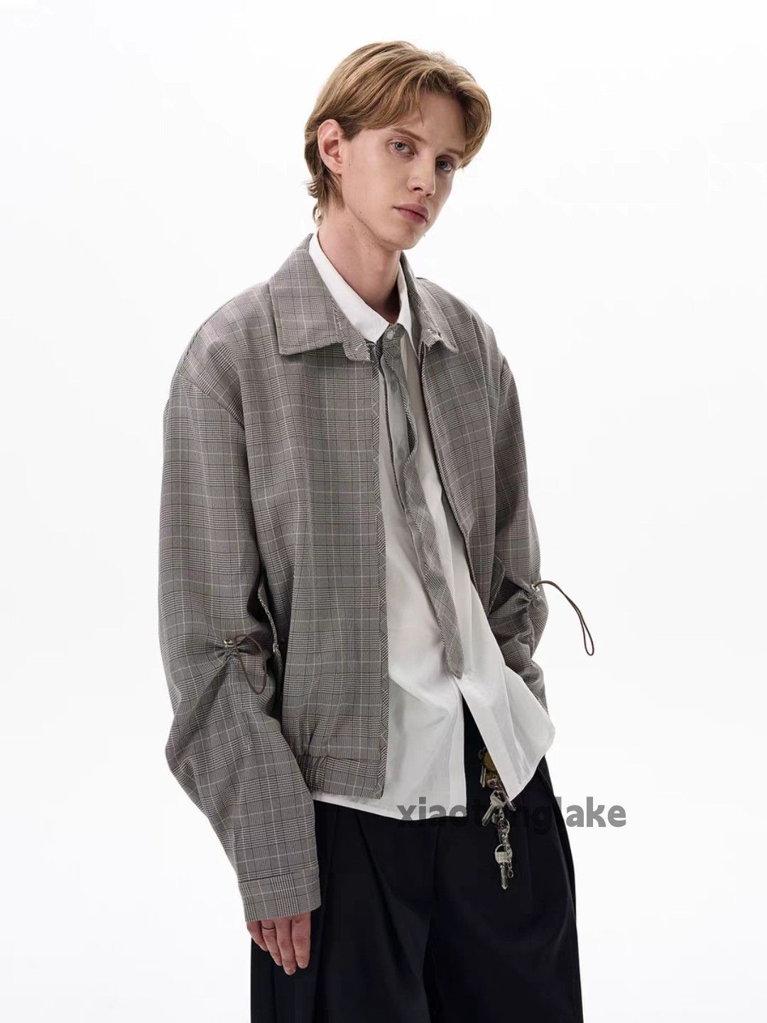 Vintage Utility punk yuppie loose hiphop plaid yuppie jacket Size US L / EU 52-54 / 3 - 3 Thumbnail