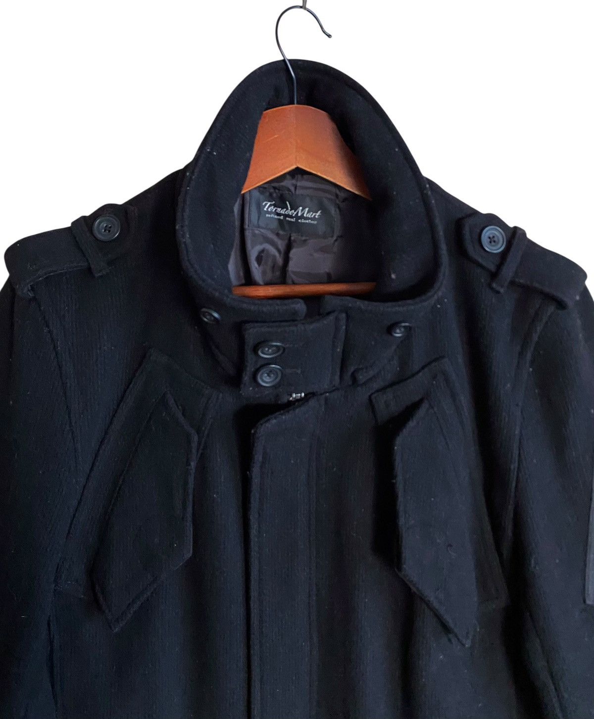 Tornado Mart Rare Vintage Tornado Mart Military Inspired Wool Coat 2000s Size US M / EU 48-50 / 2 - 9 Thumbnail