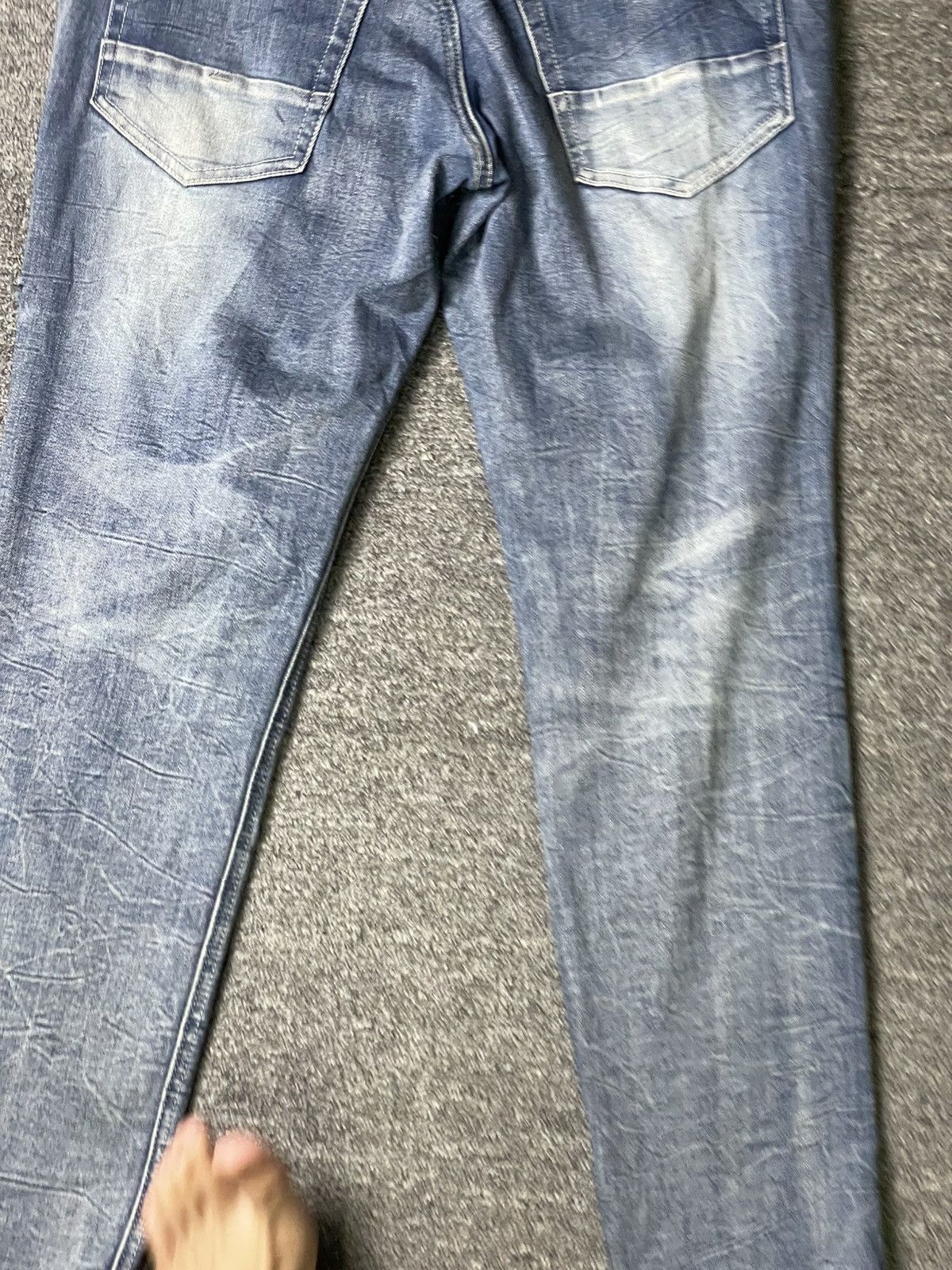 Japanese Brand × Vintage BACK NUMBER x Keep Air Warm Casual Jeans (92) Size US 31 - 13 Thumbnail