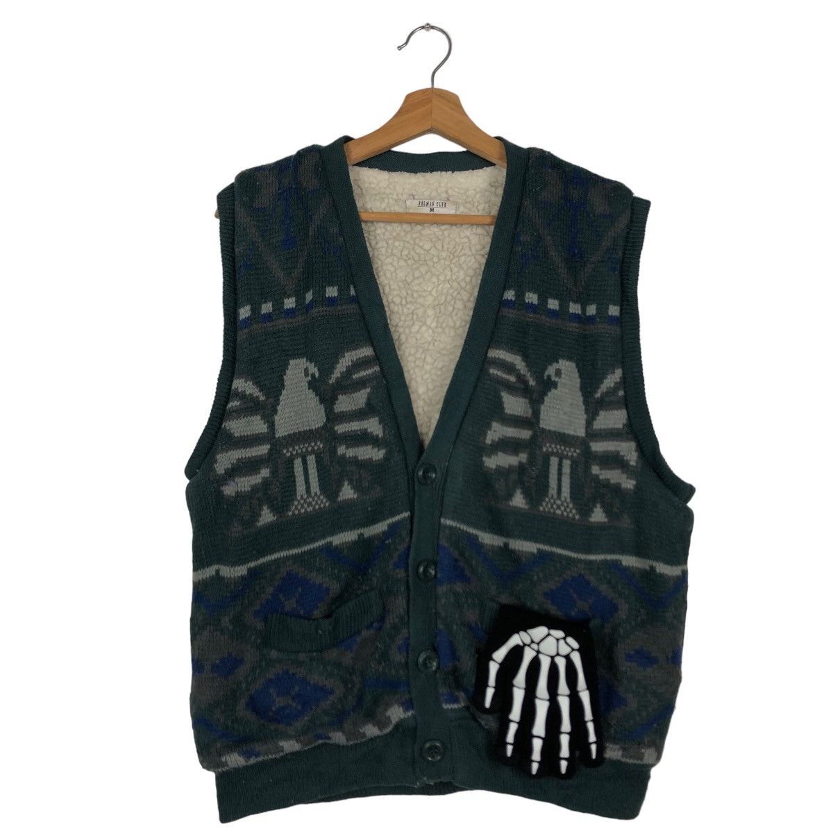 Japanese Brand 🔥RARE NAVAJO AZTEC DESIGN VEST DOLMAN CLUB JAPAN Size US M / EU 48-50 / 2 - 2 Thumbnail