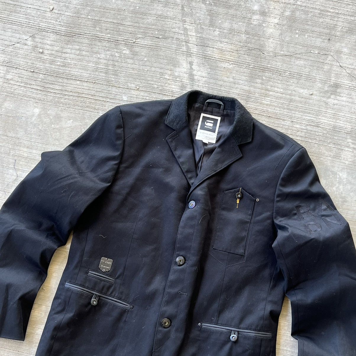 G-Star G-Star Raw Vintage Black Jacket Size US L / EU 52-54 / 3 - 2 Thumbnail