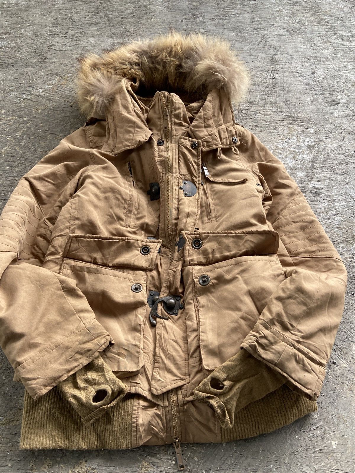14th Addiction 2000s SLY - Vkei Apocalypse 14th Style Thumbhole Fur Jacket Size US M / EU 48-50 / 2 - 21 Thumbnail