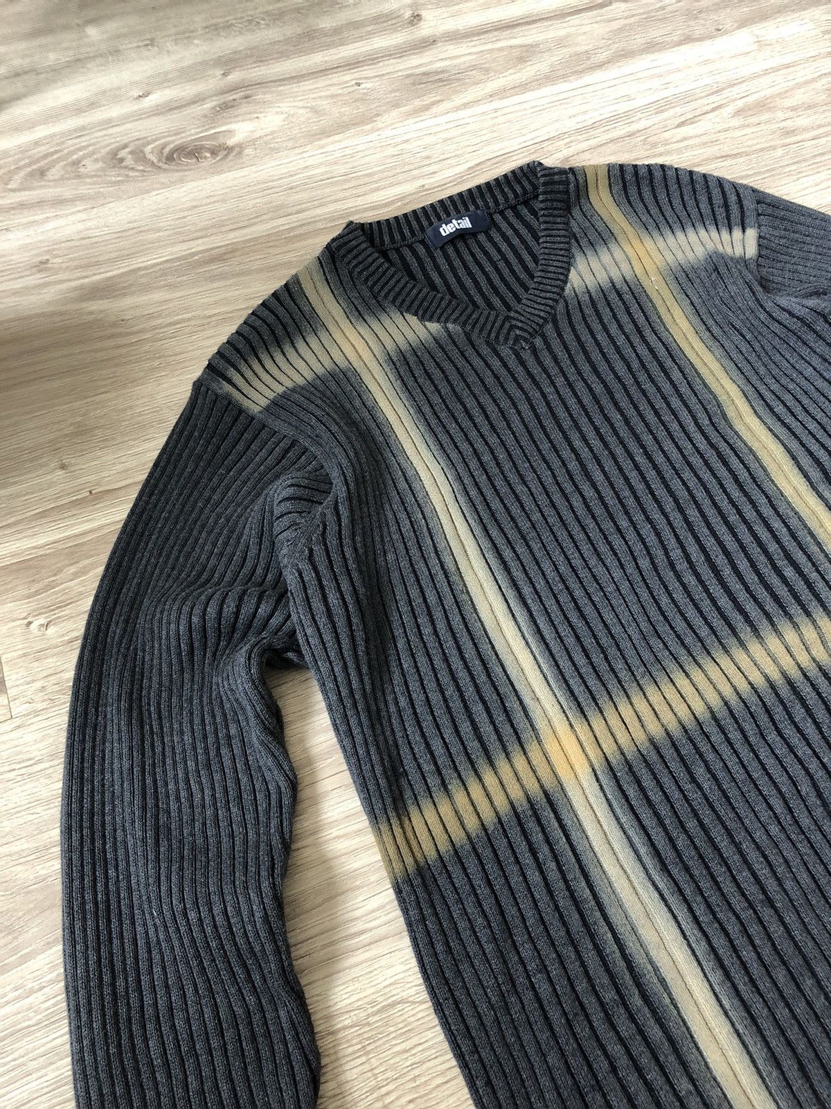 Japanese Brand × Vintage Vintage Y2K Japanese Style Striped Printed Sweater Size US M / EU 48-50 / 2 - 4 Thumbnail