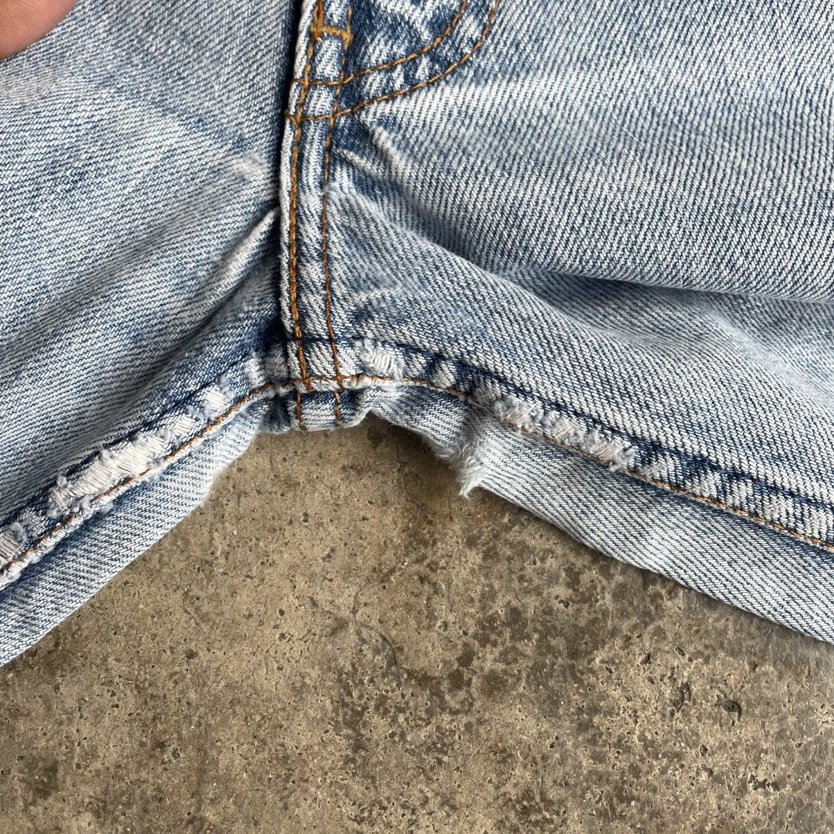 Levi's Vintage Clothing 🔥Vintage Levis Stoned Washed Ripped Distress Denim Jeans Size US 30 / EU 46 - 10 Thumbnail