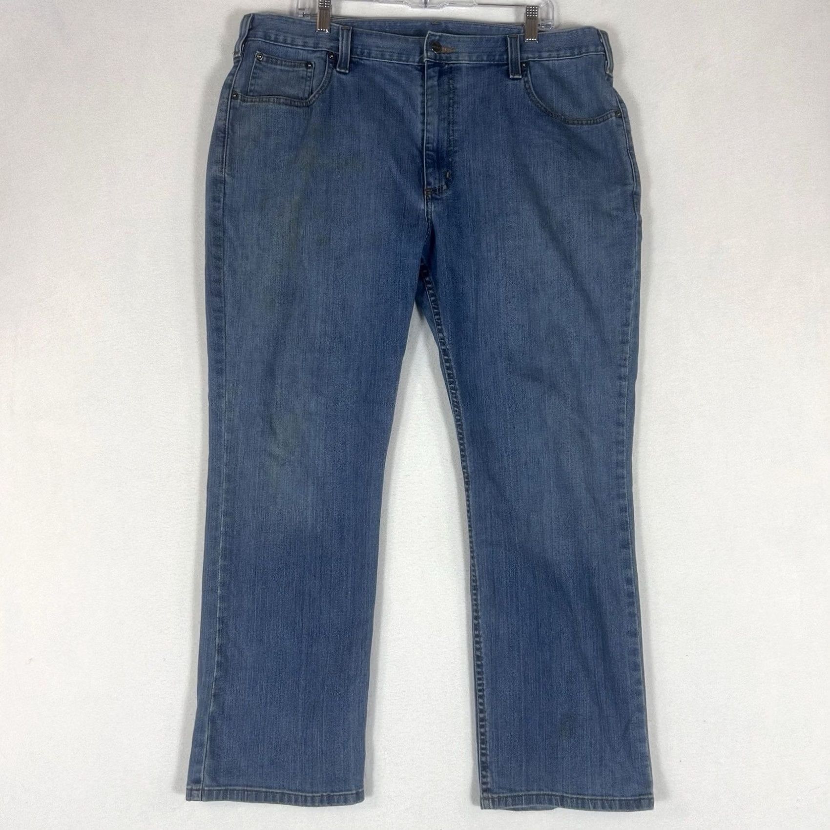 Carhartt Carhartt Jeans Mens 40x30 Rugged Flex Relaxed Straight Leg Denim Blue 5-Pocket Comfort Stretch Work Regular Size Size US 40 / EU 56 - 2 Thumbnail