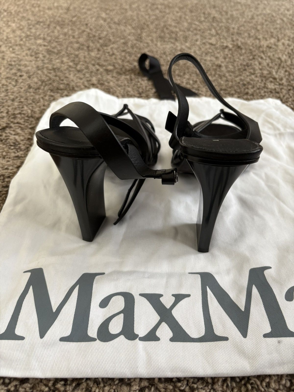 Max Mara Max Mara 120mm Double High Heel Sandals 39 - New (No Box) Size US 9 / IT 39 - 4 Thumbnail