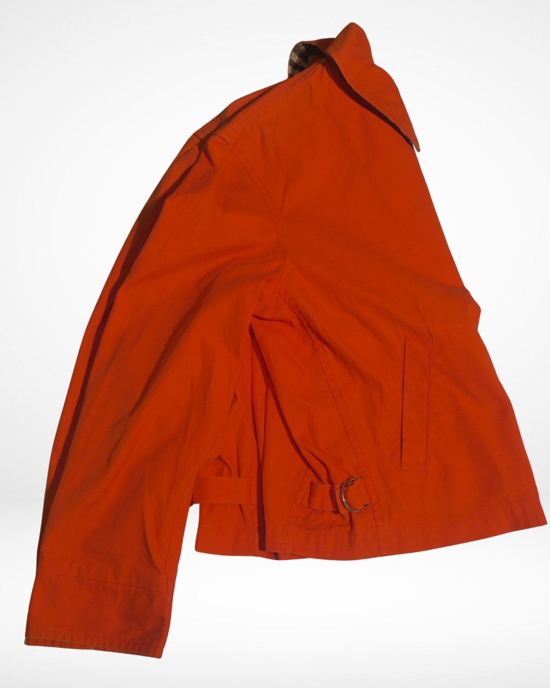 Burberry Prorsum 1980s Fireman Orange Cropped Work Jacket Size US M / EU 48-50 / 2 - 7 Thumbnail