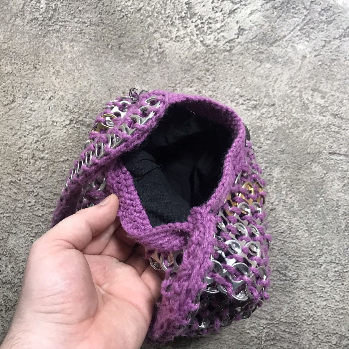 Vintage Vintage 90s Beaded Shoulder Bag Y2K Japanese Avant Garde OS Size ONE SIZE - 5 Thumbnail