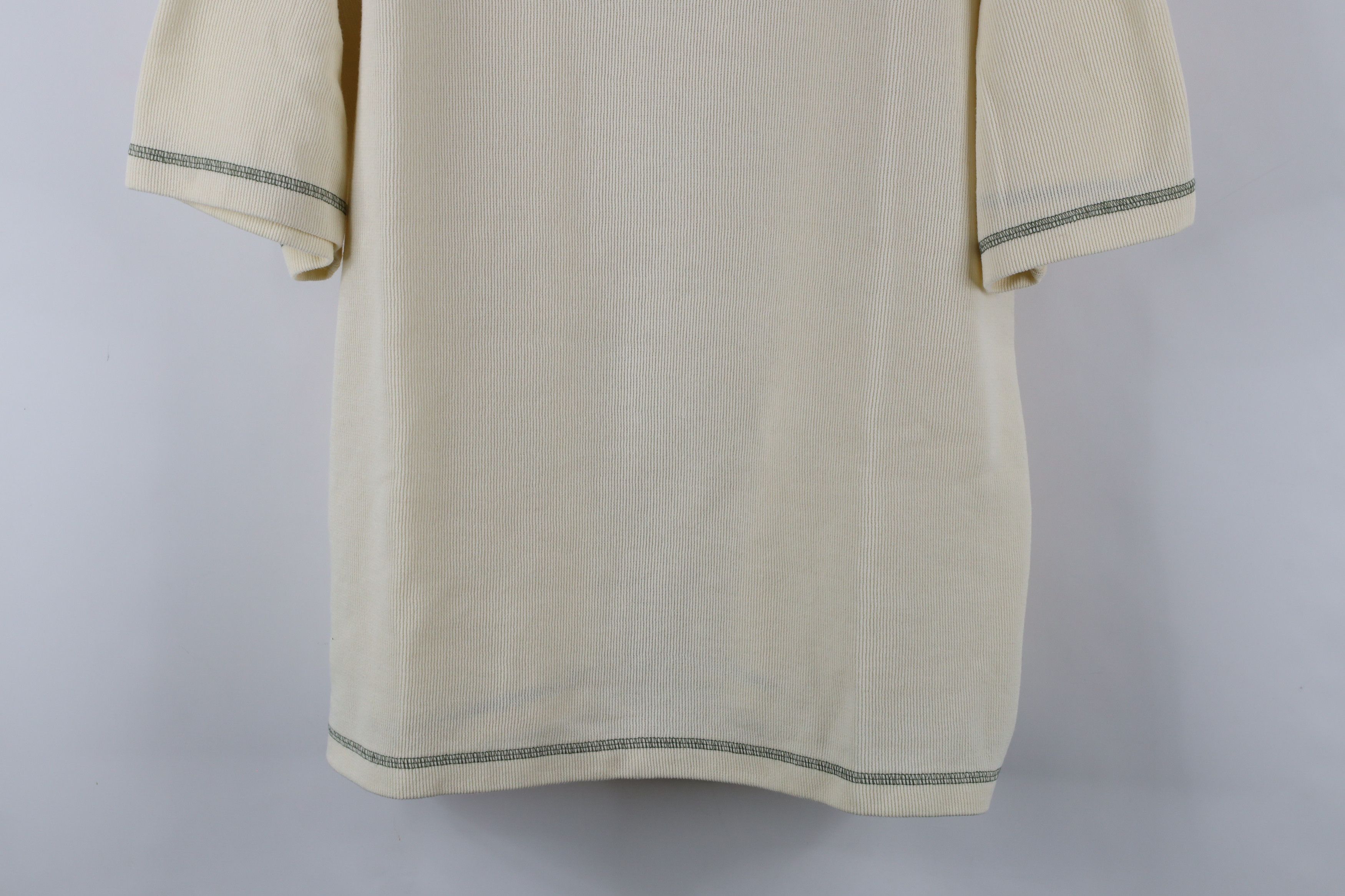 Vintage Vintage 90s Streetwear Boxy Fit Thermal Ribbed Knit T-Shirt Size US XXL / EU 58 / 5 - 3 Thumbnail