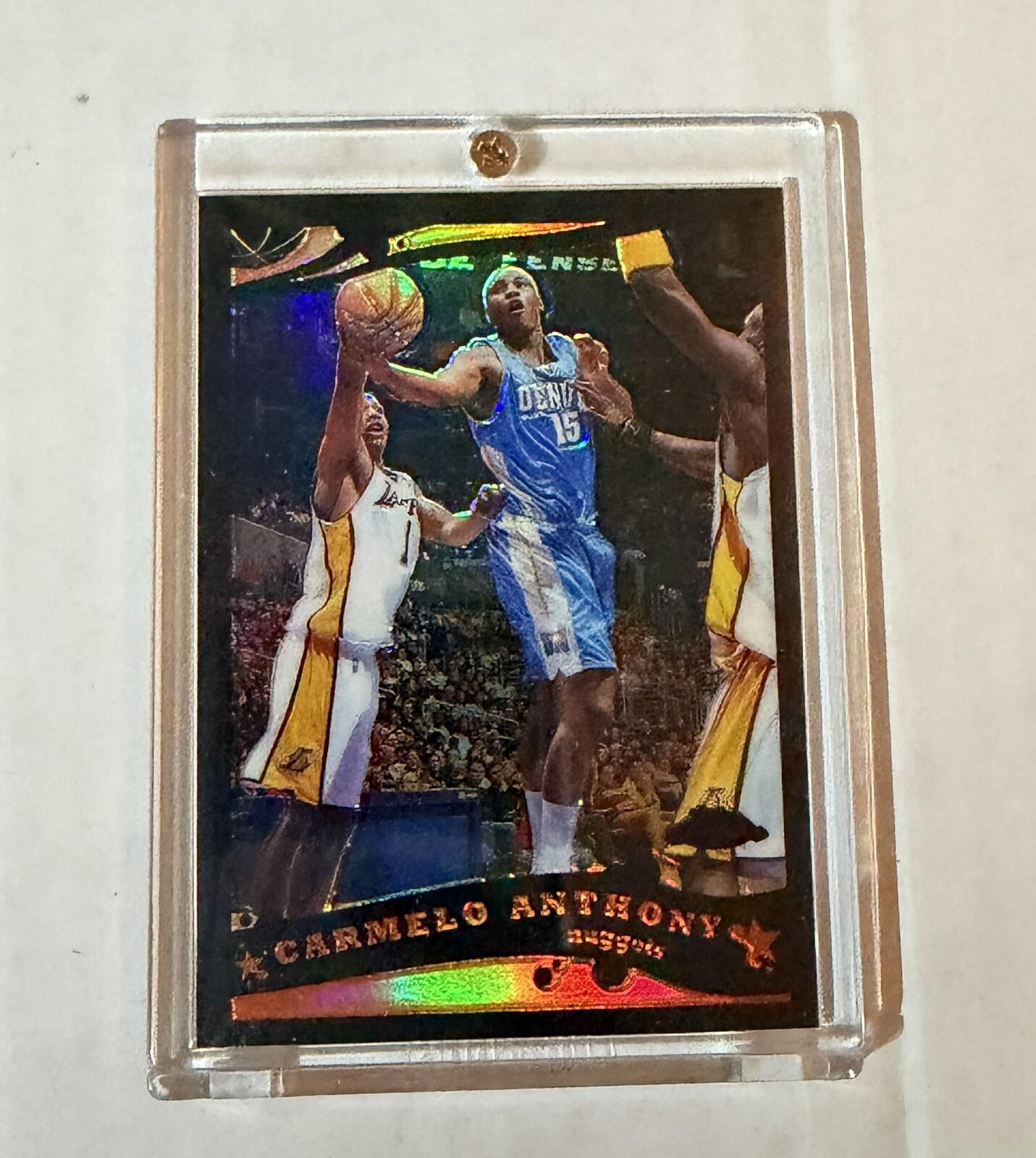 Other 2005-06 Topps Chrome Carmelo Anthony Black Refractor /399 Size ONE SIZE - 3 Thumbnail