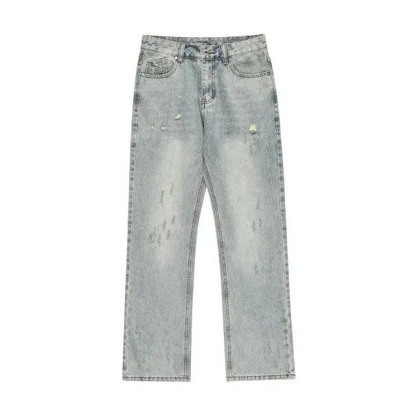 VIBE Street functional wide-leg distressed flared ripped jeans Size US 32 / EU 48 - 1 Thumbnail
