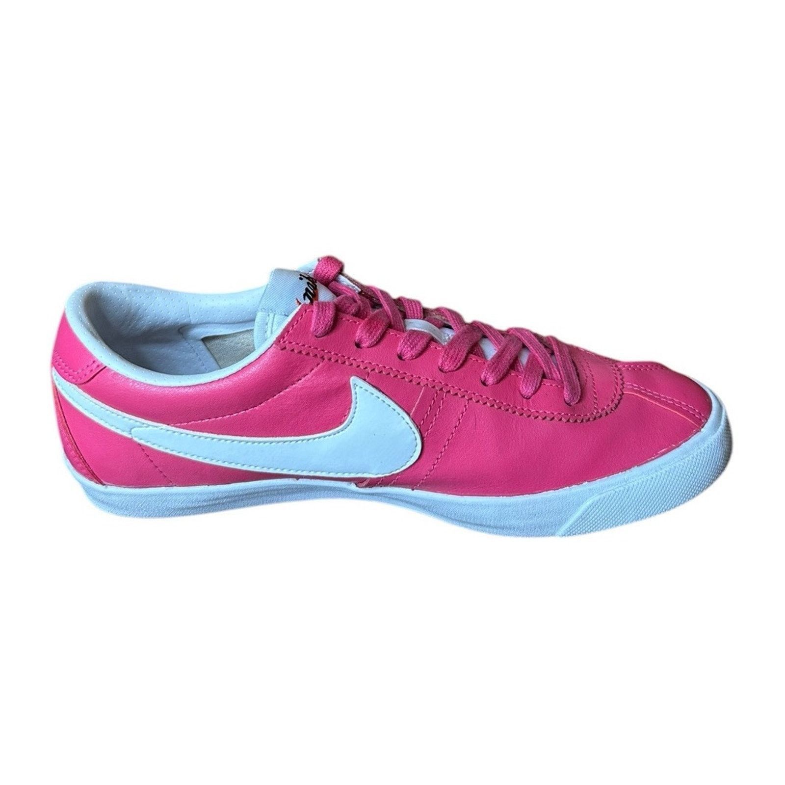 Nike Nike Bruin Lite Sneakers Athletic Shoes 7 Pink White Leather Size US 7 / IT 37 - 5 Thumbnail
