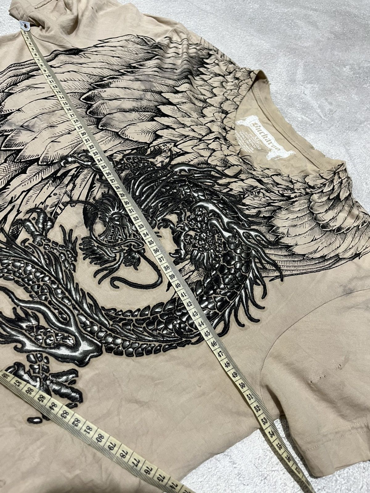 Japanese Brand Buckaroo Distressed Y2k Dragon Size US L / EU 52-54 / 3 - 13 Thumbnail