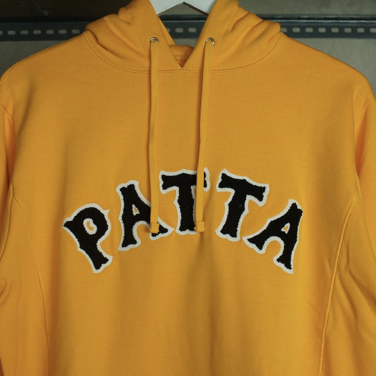 Stussy Patta Biker Logo Hoodie Zinnia Size US M / EU 48-50 / 2 - 2 Thumbnail