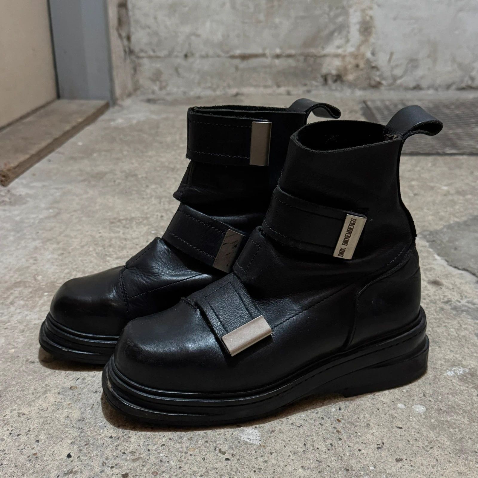 Dirk Bikkembergs F/W 1995 Dirk Bikkembergs quadstrap boots Size US 7.5 / IT 37.5 - 2 Thumbnail