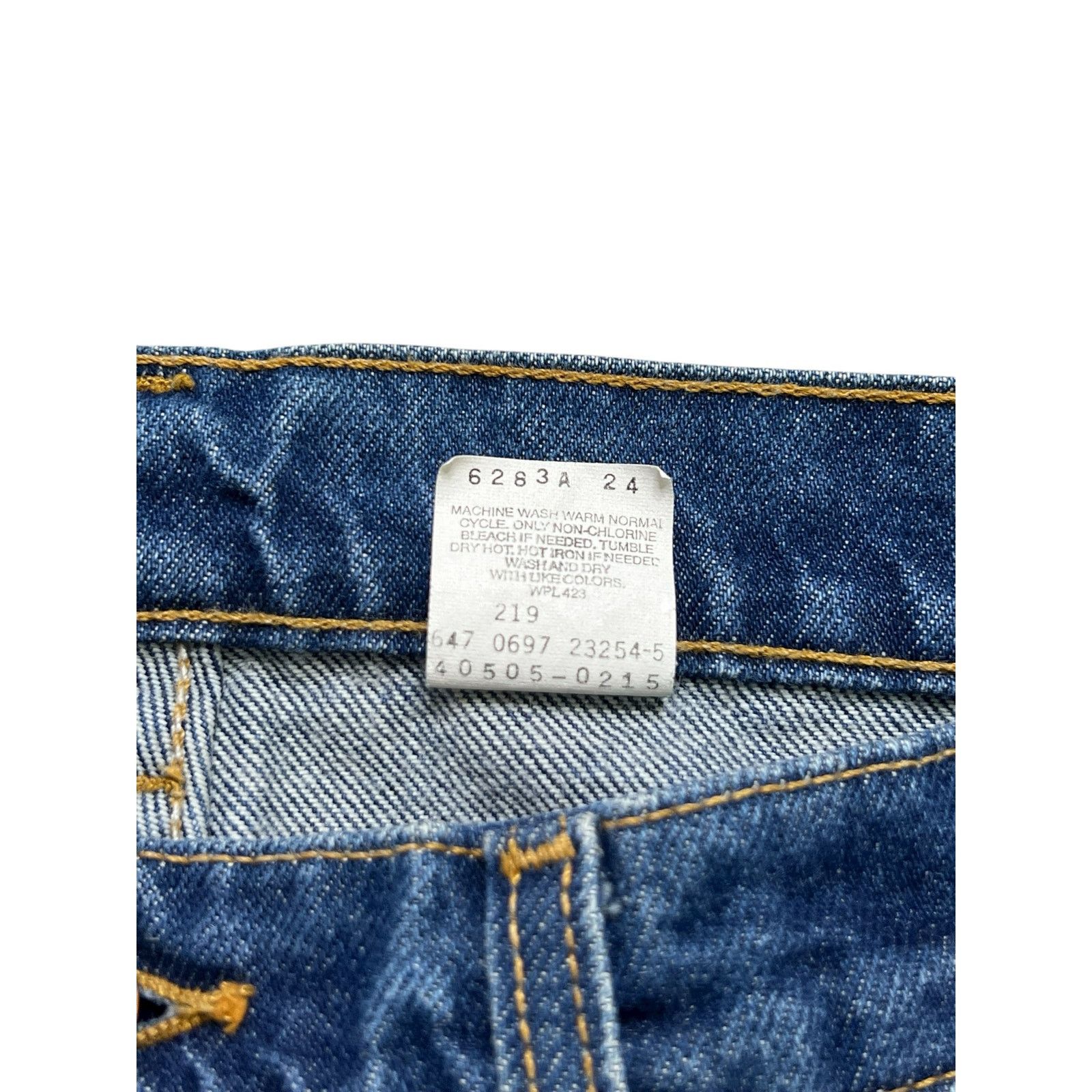 Levi's VTG Levi’s 505 Regular Fit Straight Jeans Blue Denim 34x30 Size US 34 / EU 50 - 4 Thumbnail
