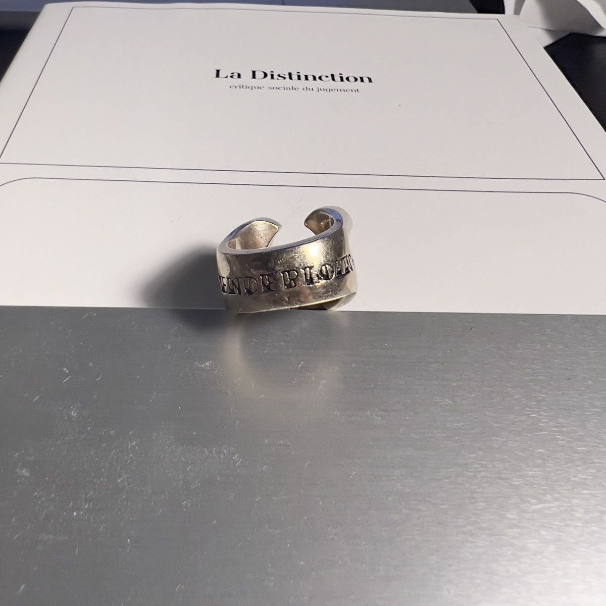 Tenderloin 8k horseshoe ring Size ONE SIZE - 2 Thumbnail