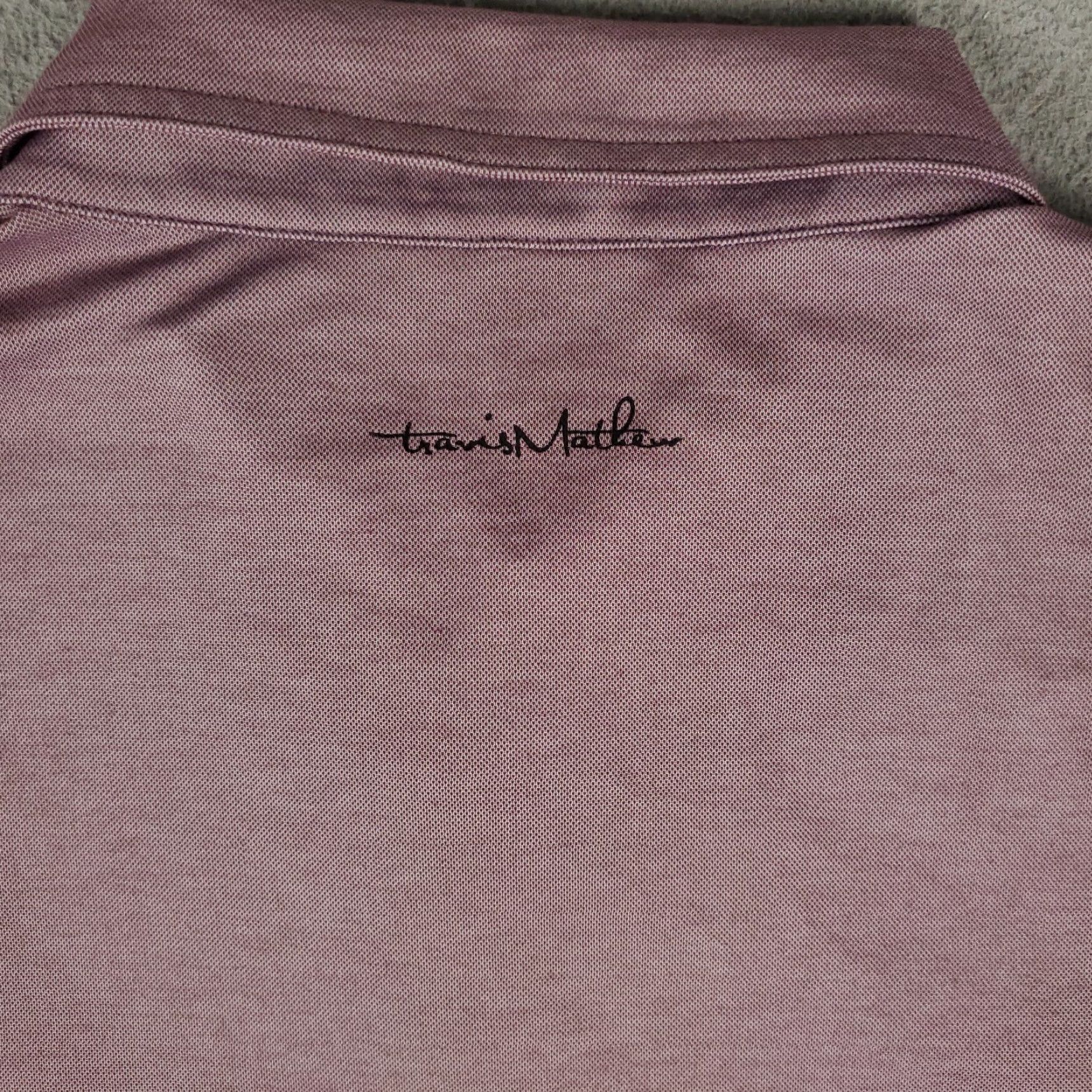 TravisMathew Travis Mathew Polo Shirt Mens XL Purple Short Sleeve Casual Golf Size US XL / EU 56 / 4 - 3 Thumbnail