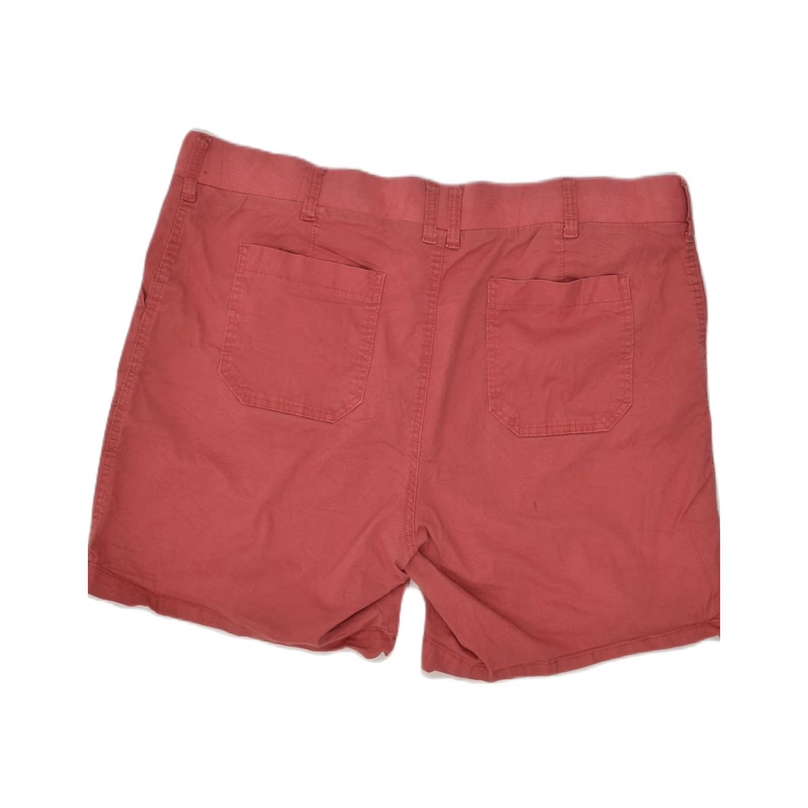 Lee LEE Womens Regular Fit Mid Rise Bermuda Shorts W44 3XL Red Cotton Size 30" / US 8 / IT 44 - 2 Thumbnail