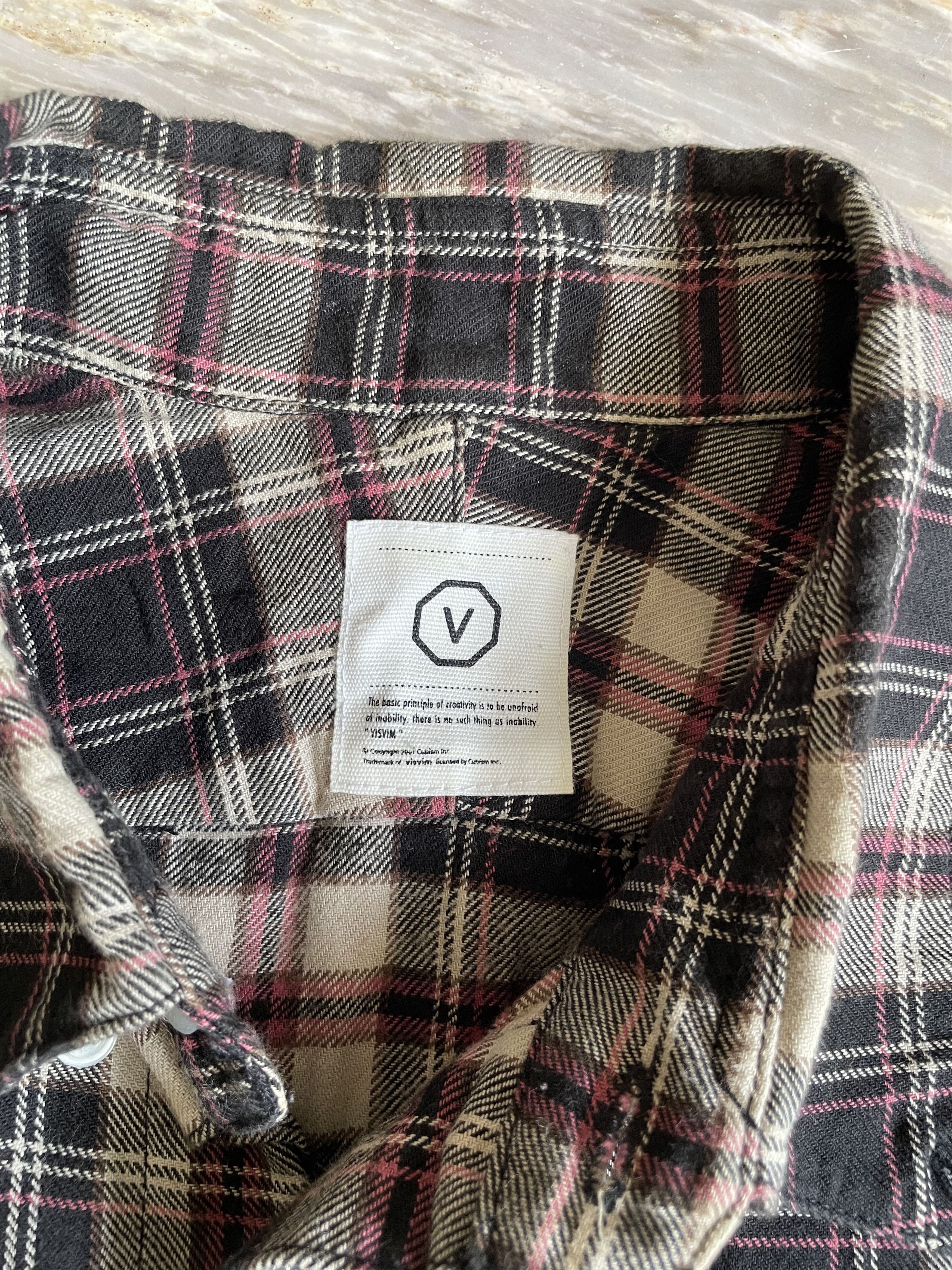 Visvim Visvim Flannel Circle Pocket Longsleeve Button Up Shirt Size US M / EU 48-50 / 2 - 5 Thumbnail