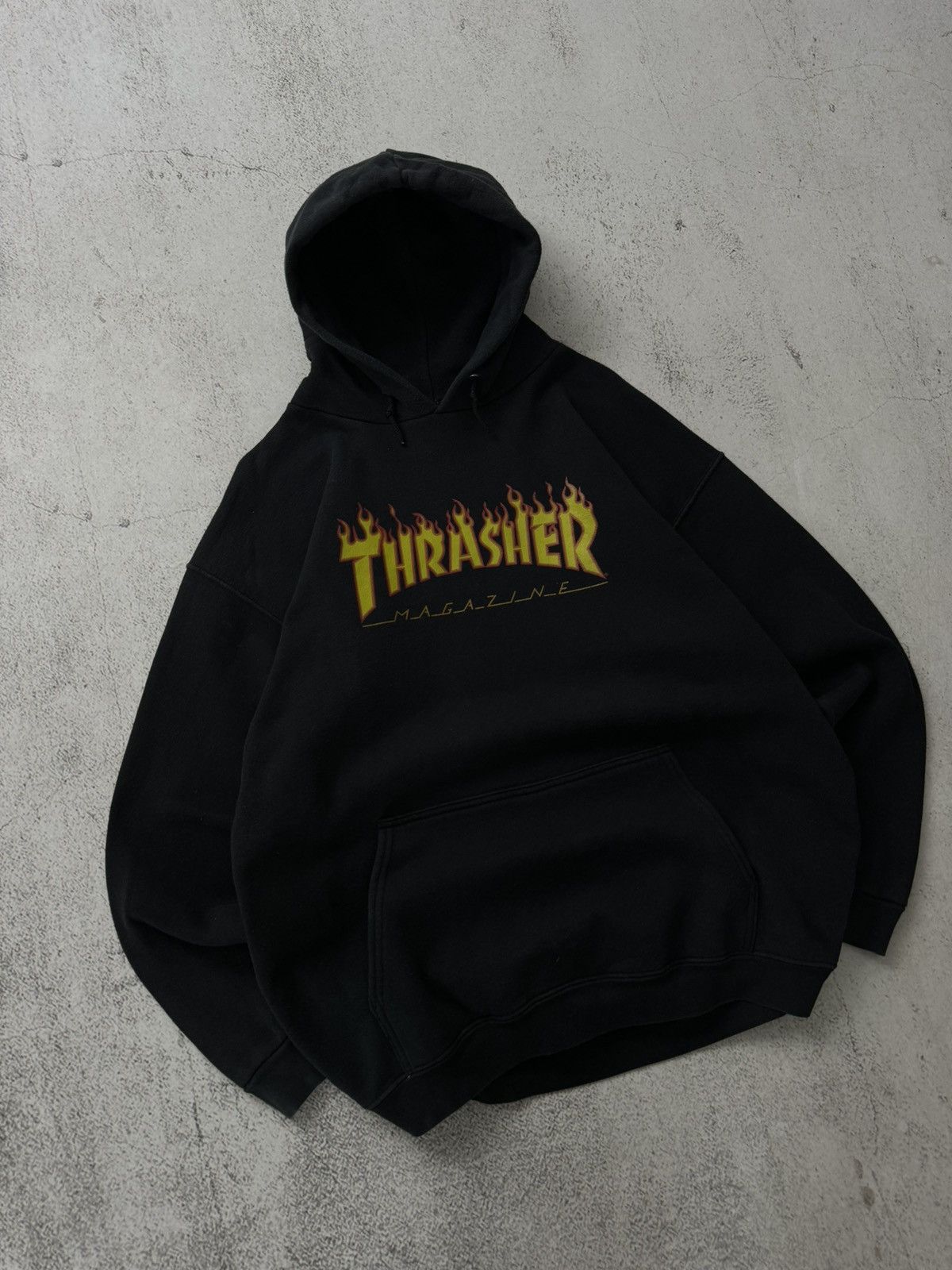 Santa Cruz Skateboards × Thrasher Thrasher Vintage California 90s Made in USA Hoodie Size US L / EU 52-54 / 3 - 3 Thumbnail