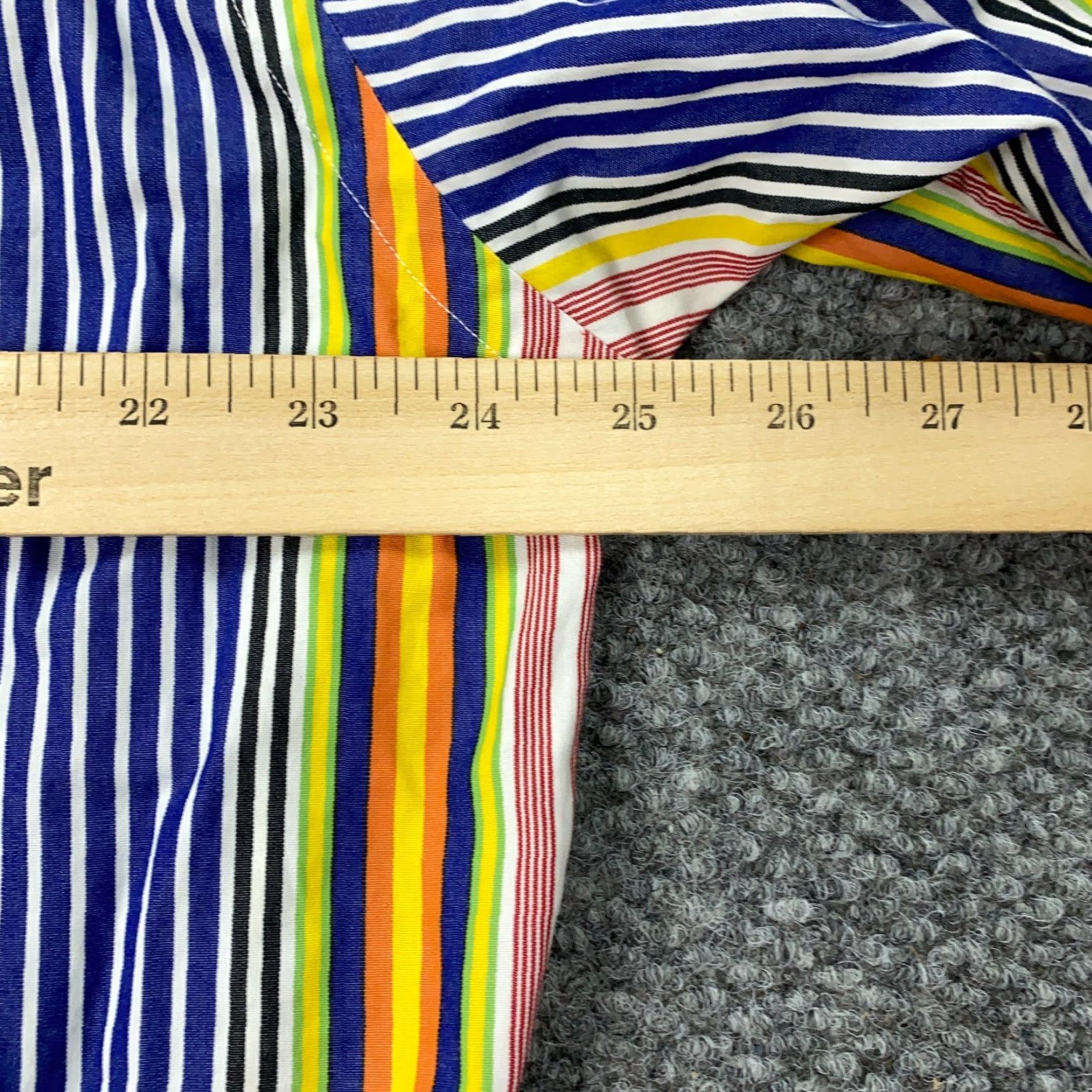 Polo Ralph Lauren VTG Polo Ralph Lauren Westerton Mens Shirt L Striped Blue Colorful Size US L / EU 52-54 / 3 - 6 Thumbnail