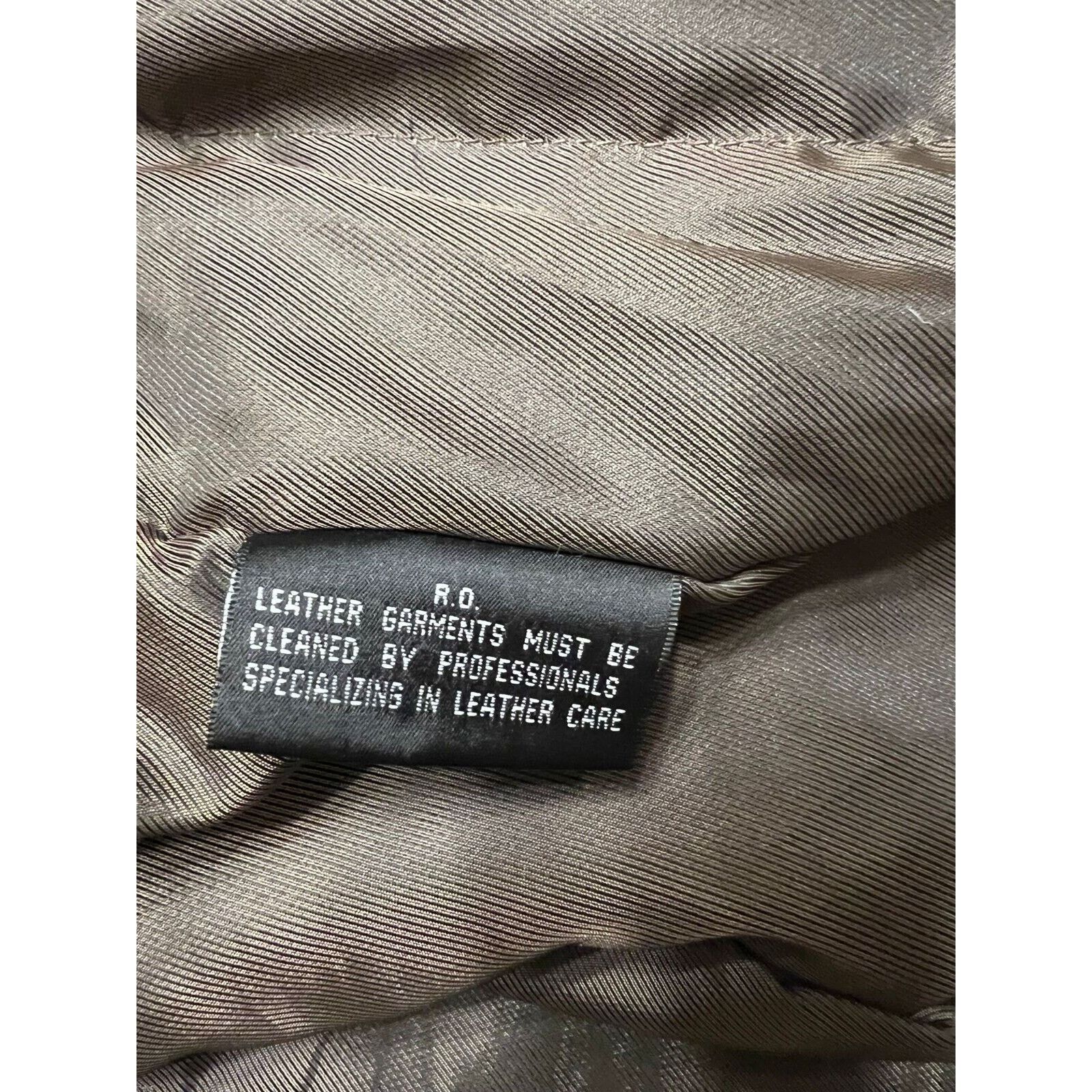 Other Leather Jacket By Reilly Olmes. Very Rare Vintage 90’s Size US L / EU 52-54 / 3 - 6 Thumbnail