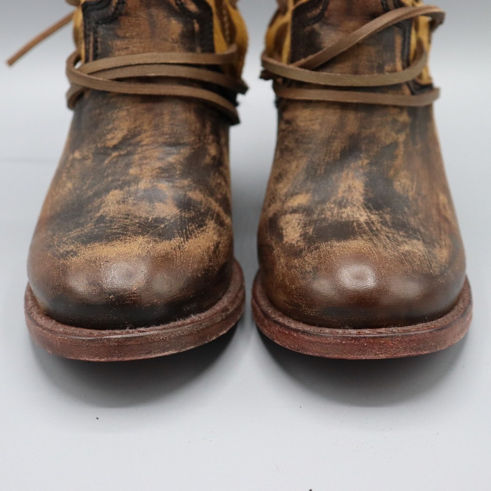 FREEBIRD Freebird Casey Leopard Boots Womens 6 Brown Western Boho Size US 6 / IT 36 - 5 Thumbnail