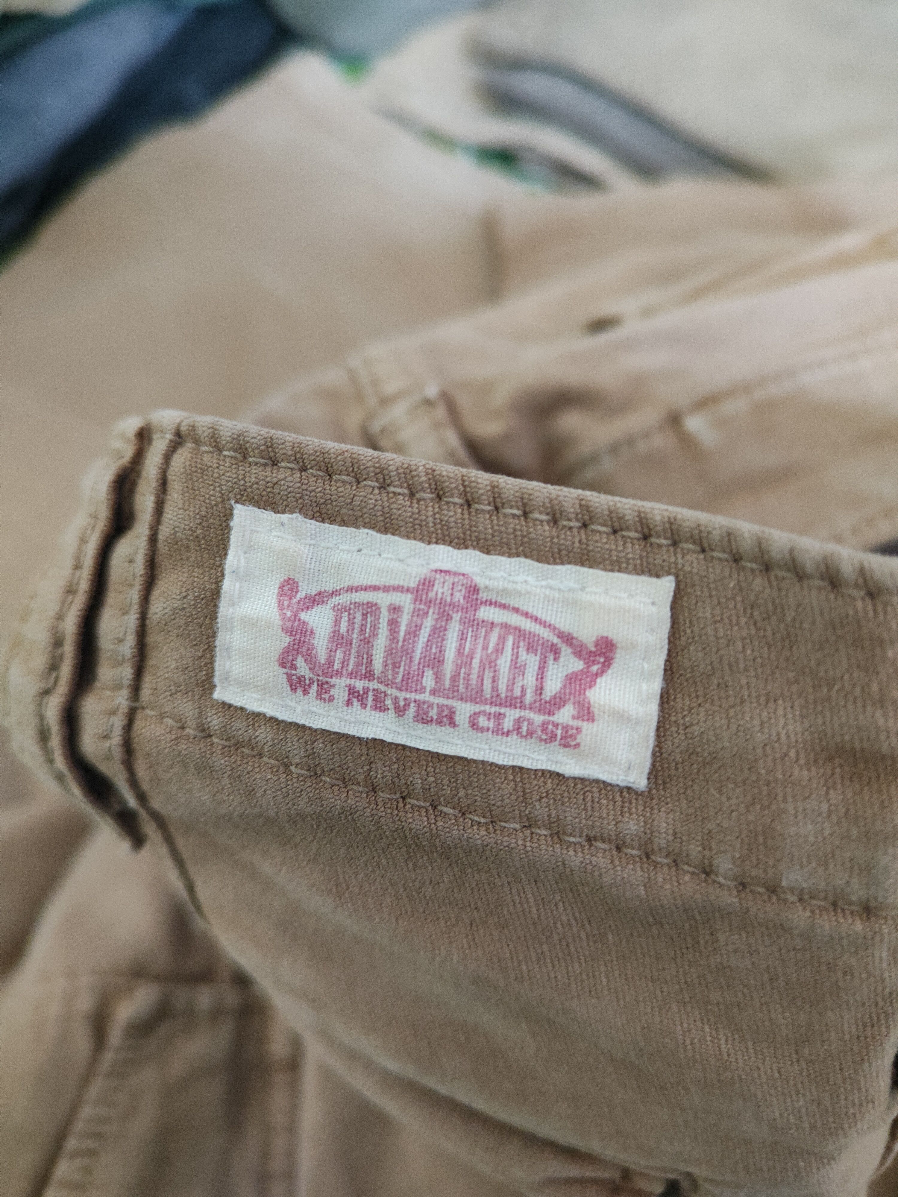 HOLLYWOOD RANCH MARKET DL HR Market Beige Multipocket Cargo Pants #46-263T Size US 30 / EU 46 - 14 Thumbnail