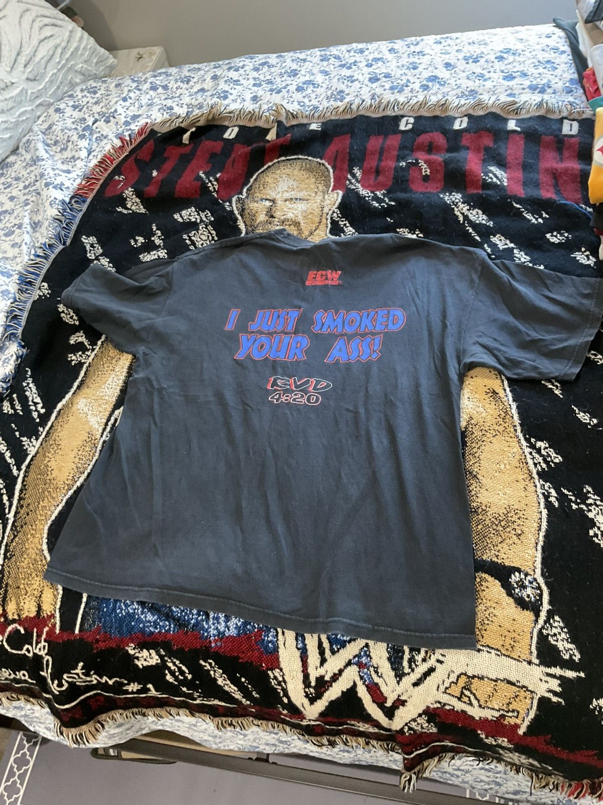 Vintage Vintage rvd ecw shirt xl Size US XL / EU 56 / 4 - 4 Thumbnail