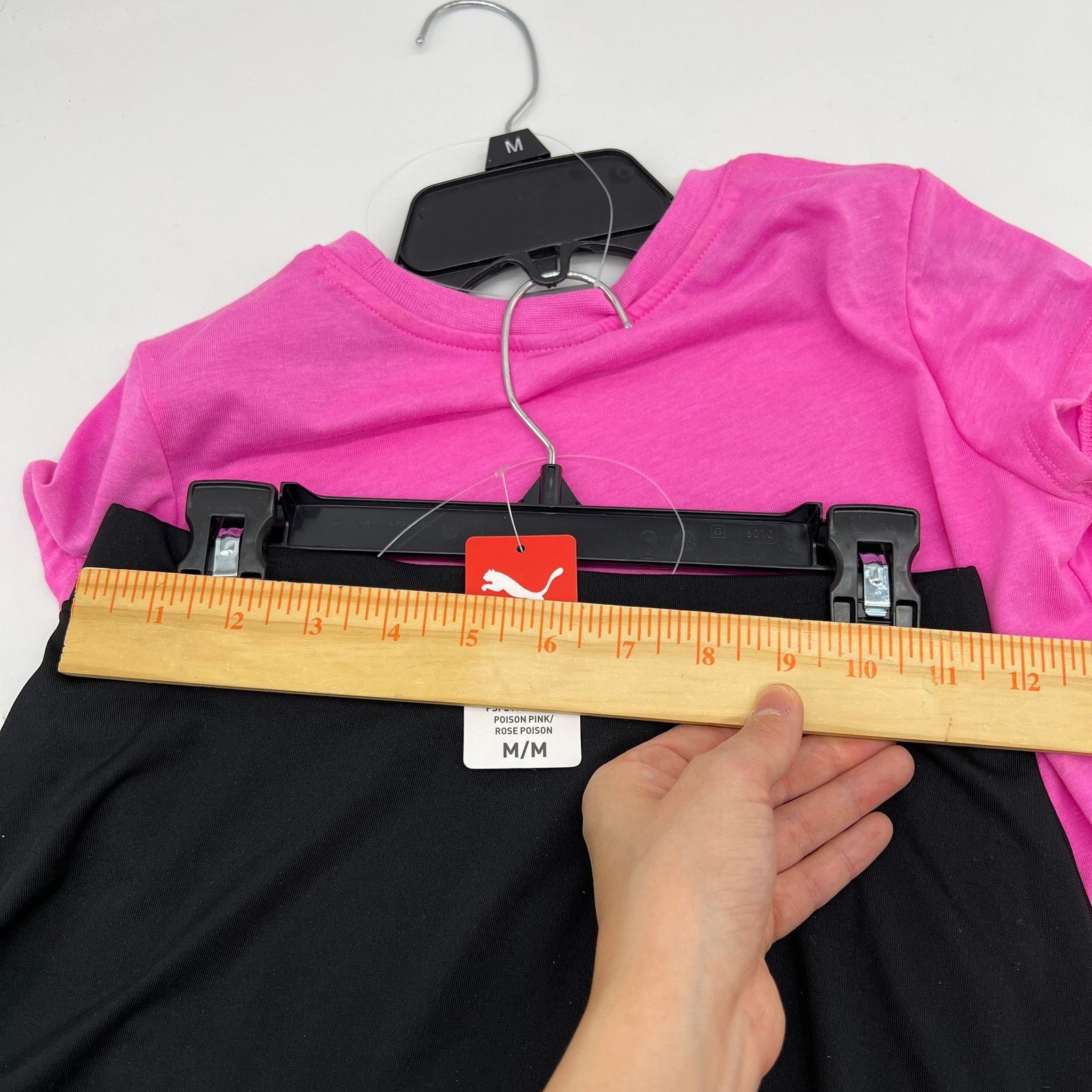 Puma PUMA Girls Pink Logo T Shirt & Black Skort Size Medium Size M / US 6-8 / IT 42-44 - 12 Thumbnail