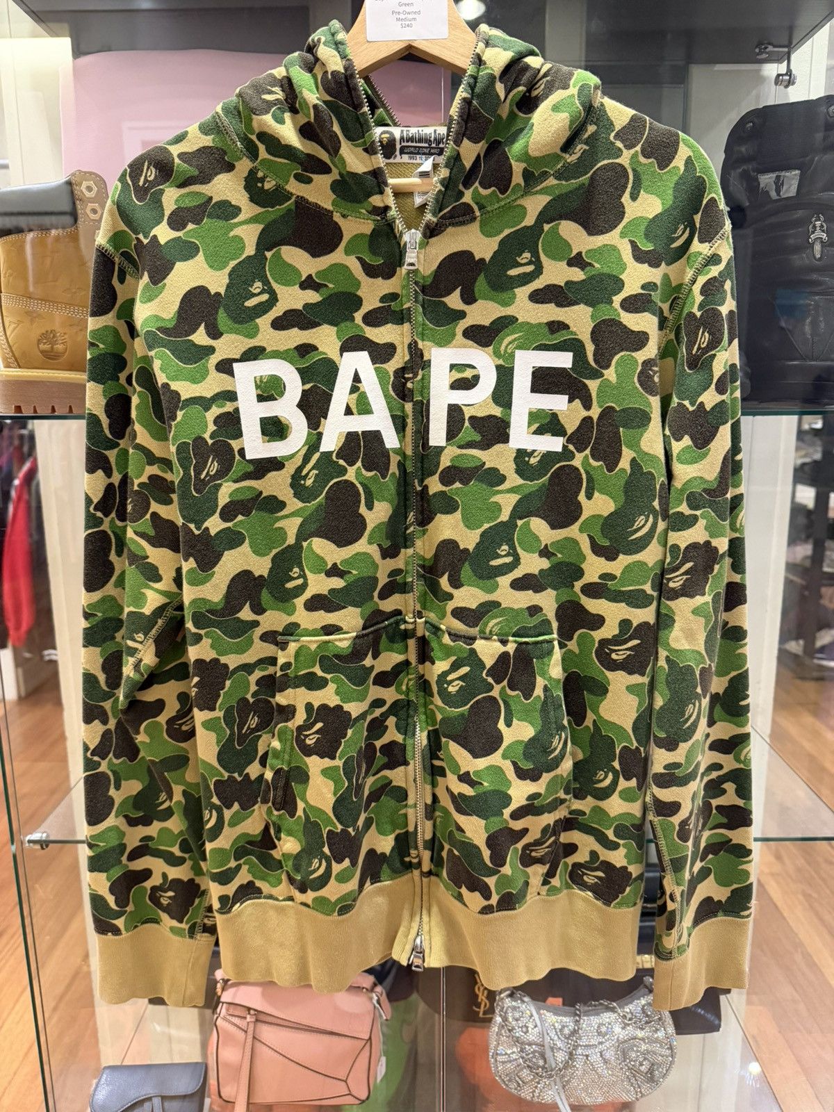 Bape × Medicom Toy Bape x Medicom Bearbrick ABC Camo Hoodie | Grailed