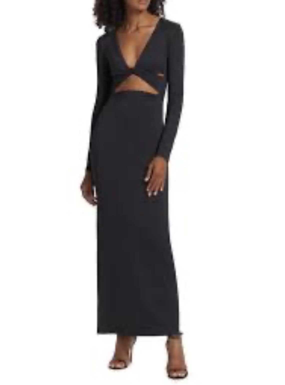 Other ZEYNEP ARCAY cutout stretch maxi Longsleeve dress size 4 Size S / US 4 / IT 40 - 2 Thumbnail