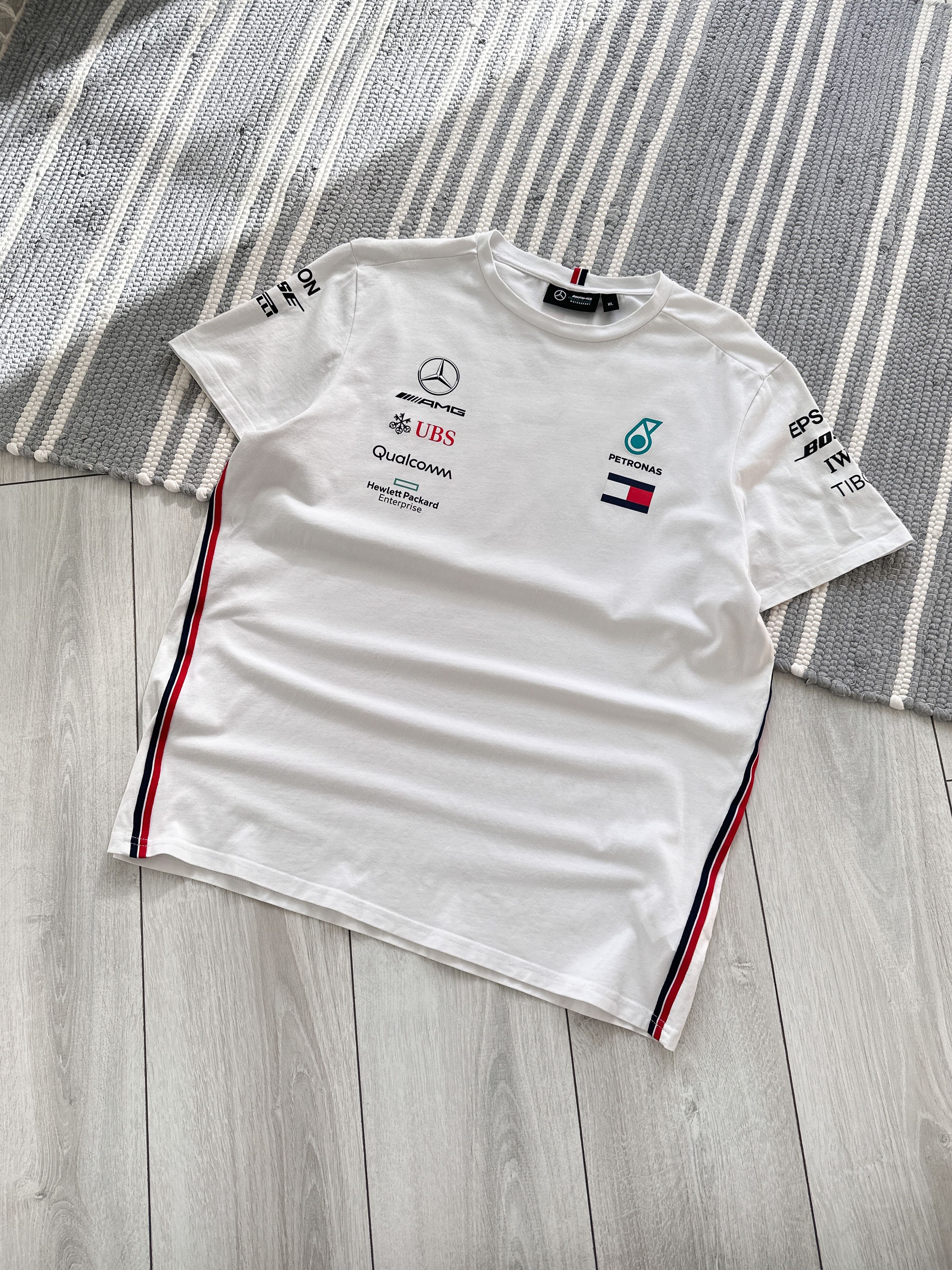 Mercedes-Benz Mercedes Benz AMG Petronas NASCAR Racing Tee Size US XL / EU 56 / 4 - 1 Thumbnail