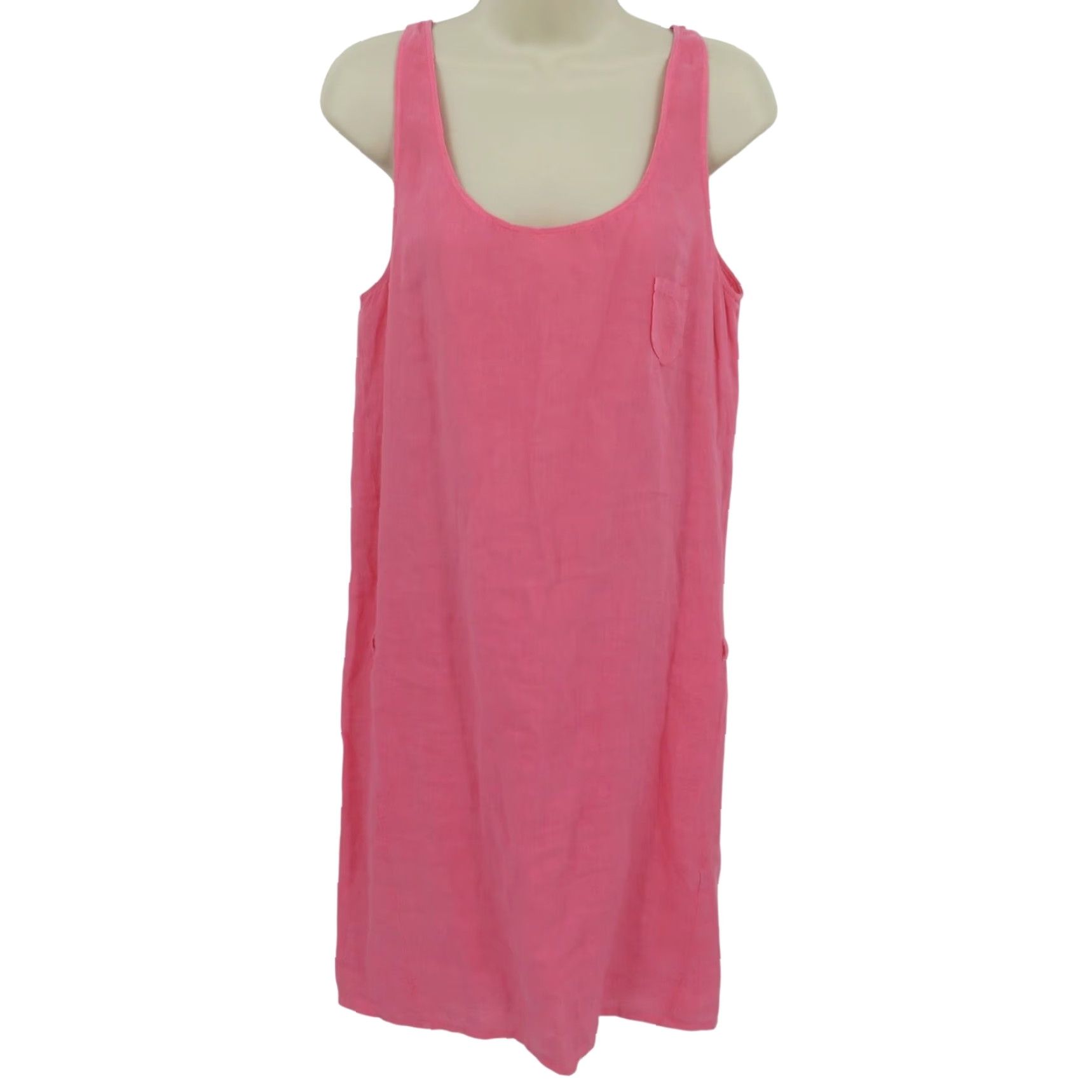 tie dye linen dress Handmade Tie-Dyed Organic Linen Dress main image 1