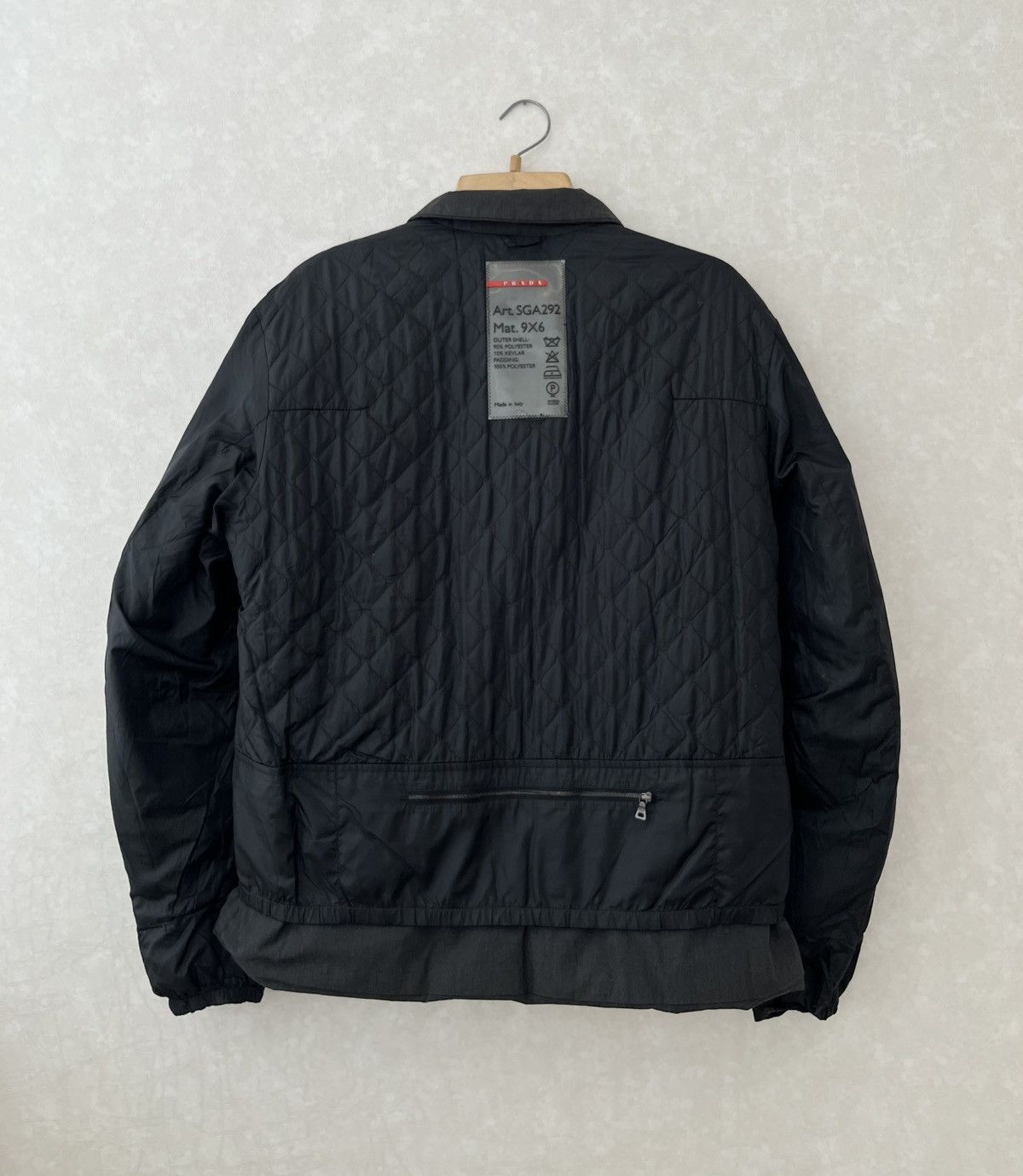 Prada Prada Milano Linea Rossa F/W 2003 Padded Wool Jacket Size US L / EU 52-54 / 3 - 22 Thumbnail