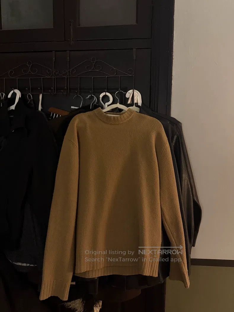 Jil Sander Jil Sander size 46 Brown Crewneck Sweater Size US S / EU 44-46 / 1 - 1 Thumbnail
