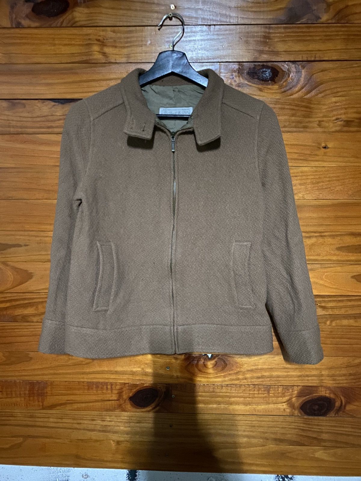 Vintage Do! Family Japan Wool Zip-Up Jacket – Minimalist 90s
