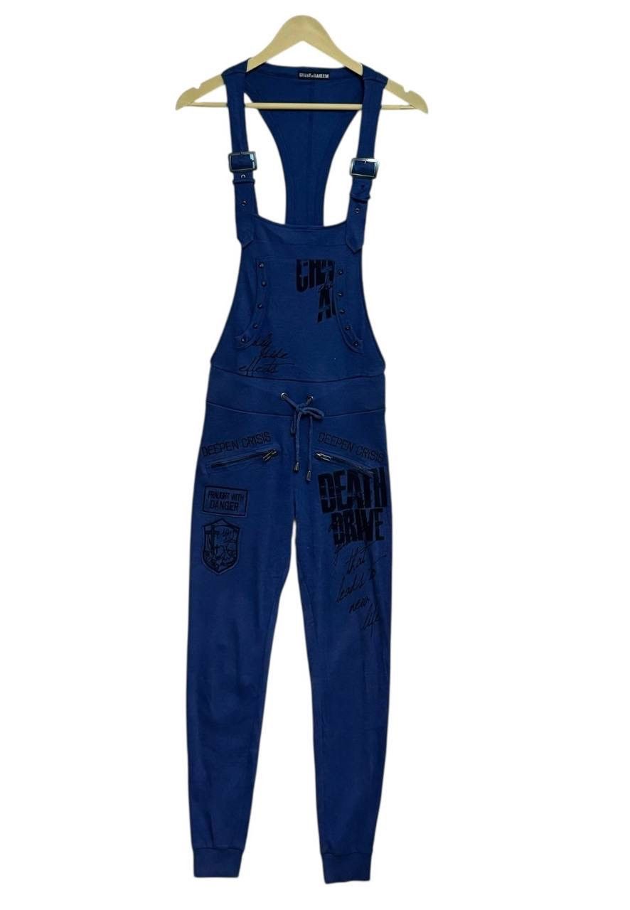 Japanese Brand Ghost of Harlem Y2K Punk Jumpsuit Japanese Archival Size US 31 - 1 Thumbnail
