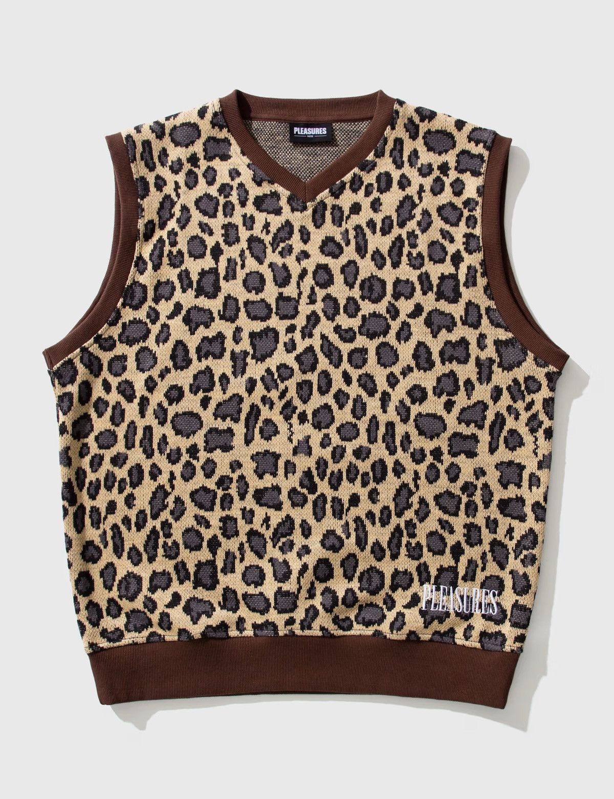 Supreme Leopard Knit Vest
