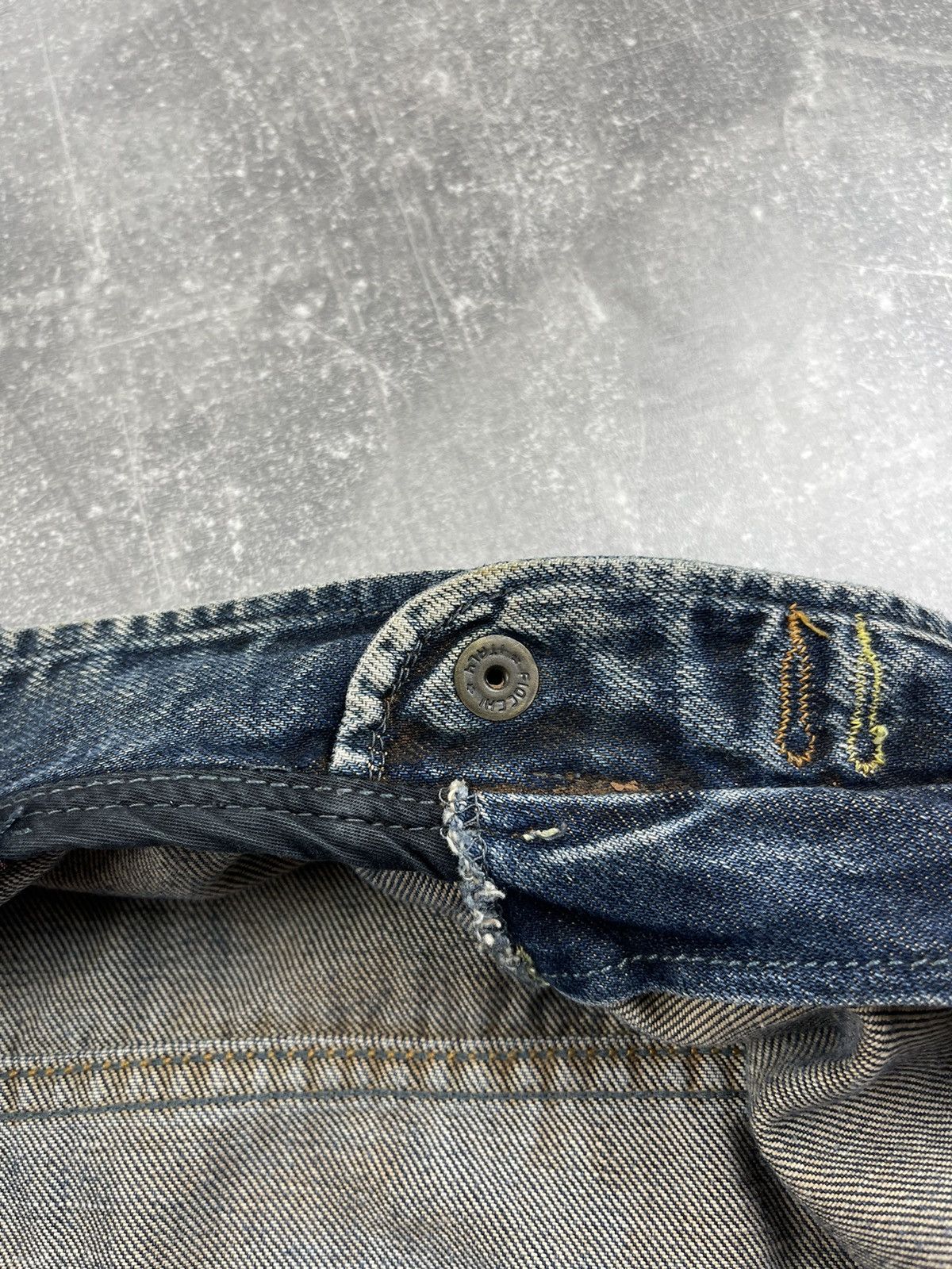 Diesel × Vintage Diesel Rare Denim Vintage Faded Jacket Biker Distressed Size US XL / EU 56 / 4 - 15 Thumbnail