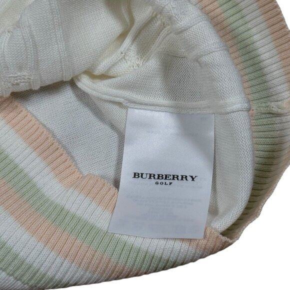 Burberry NWT Burberry Golf Cream White Cotton Vest Size Large Sleevel Size L / US 10 / IT 46 - 12 Thumbnail