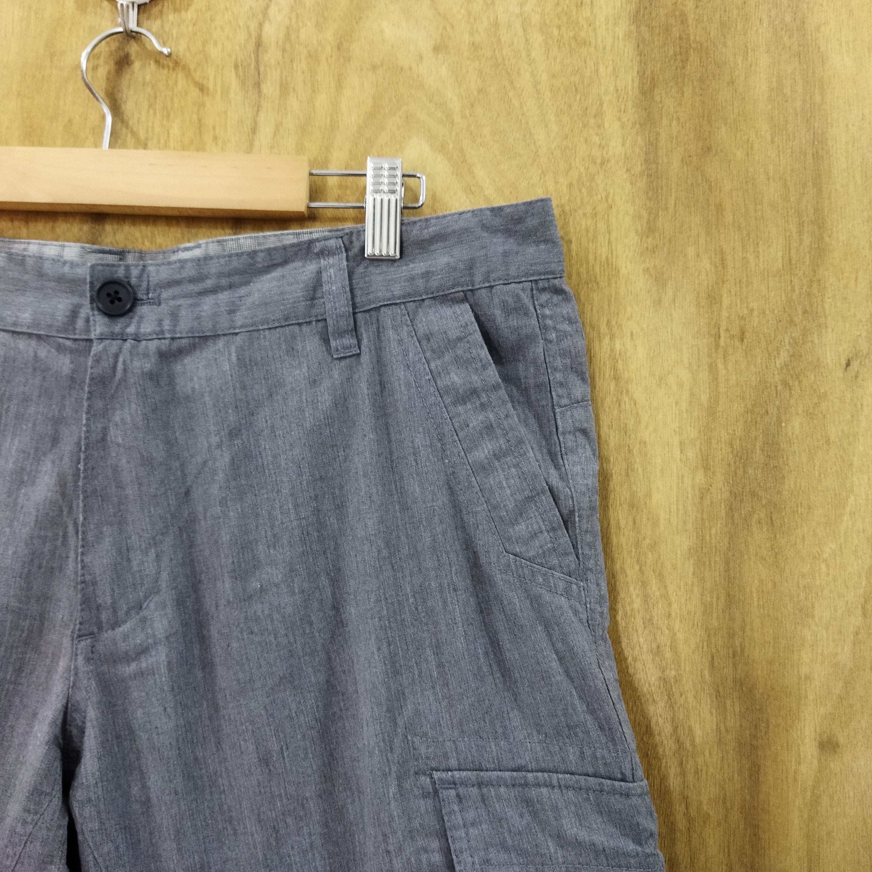 Japanese Brand MICHEL KLEIN GREY CARGO PANTS Size US 34 / EU 50 - 5 Thumbnail