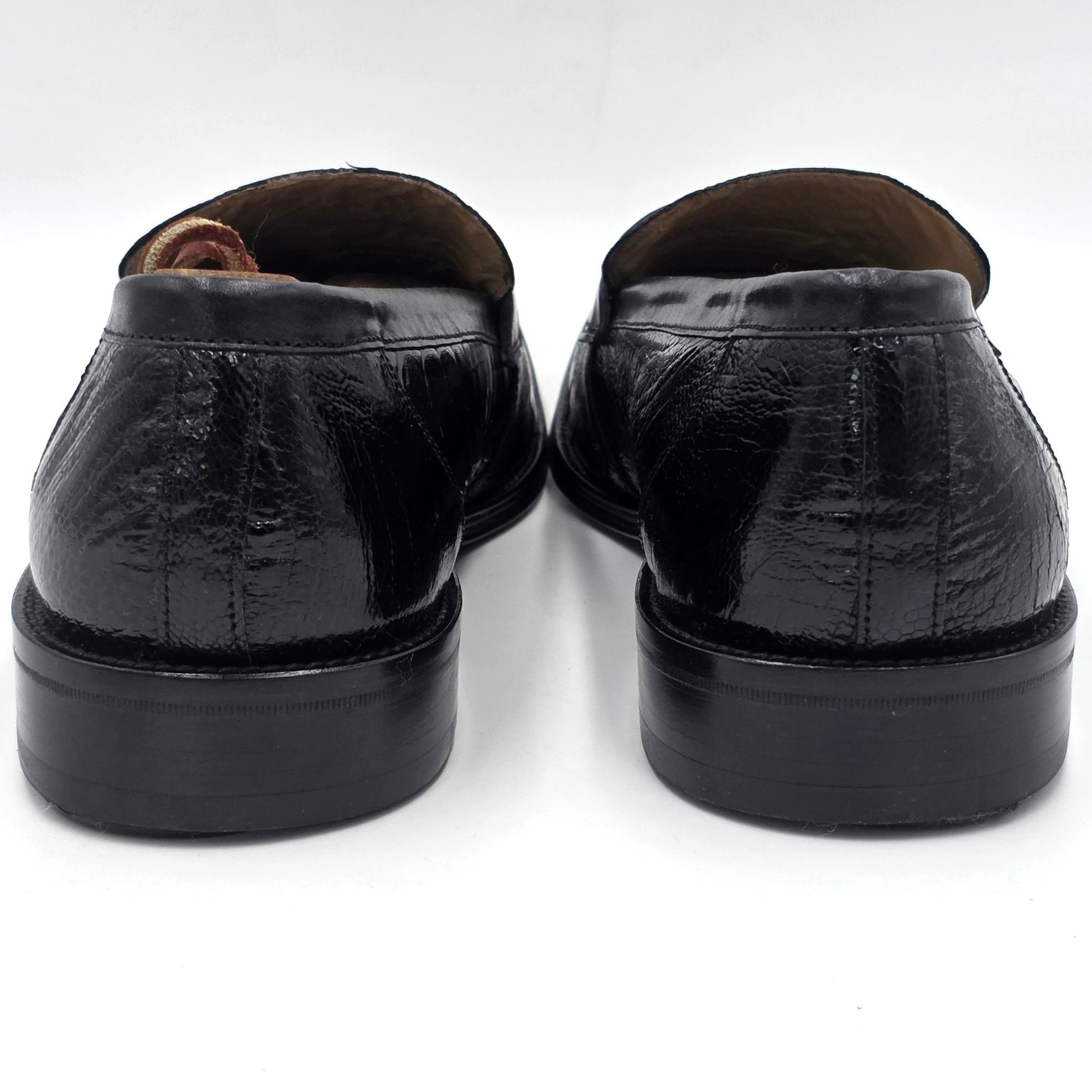 New David Eden Mens 11.5 Genuine Exotic Ostrich Leg Penny