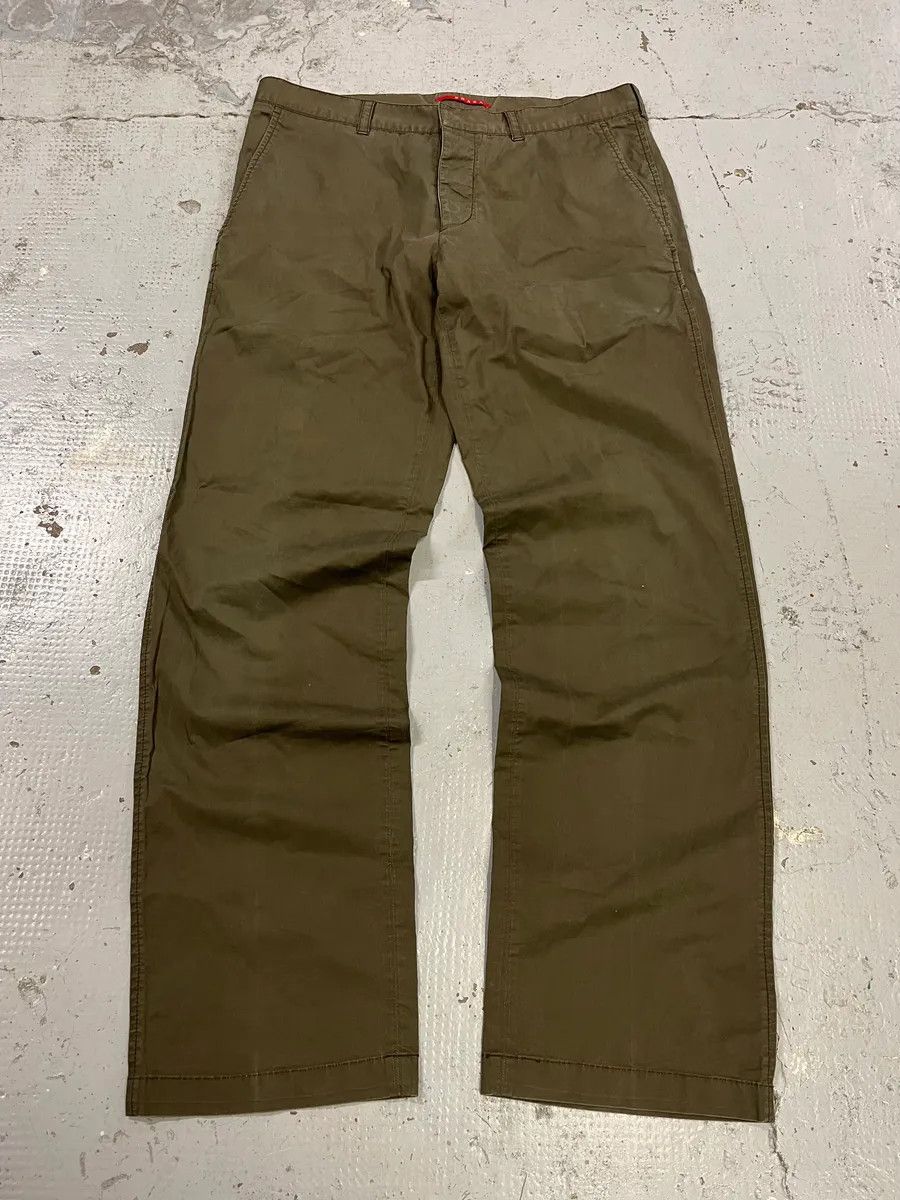 Prada AW2006 Prada Khaki Chino Pants Size US 32 / EU 48 - 1 Thumbnail