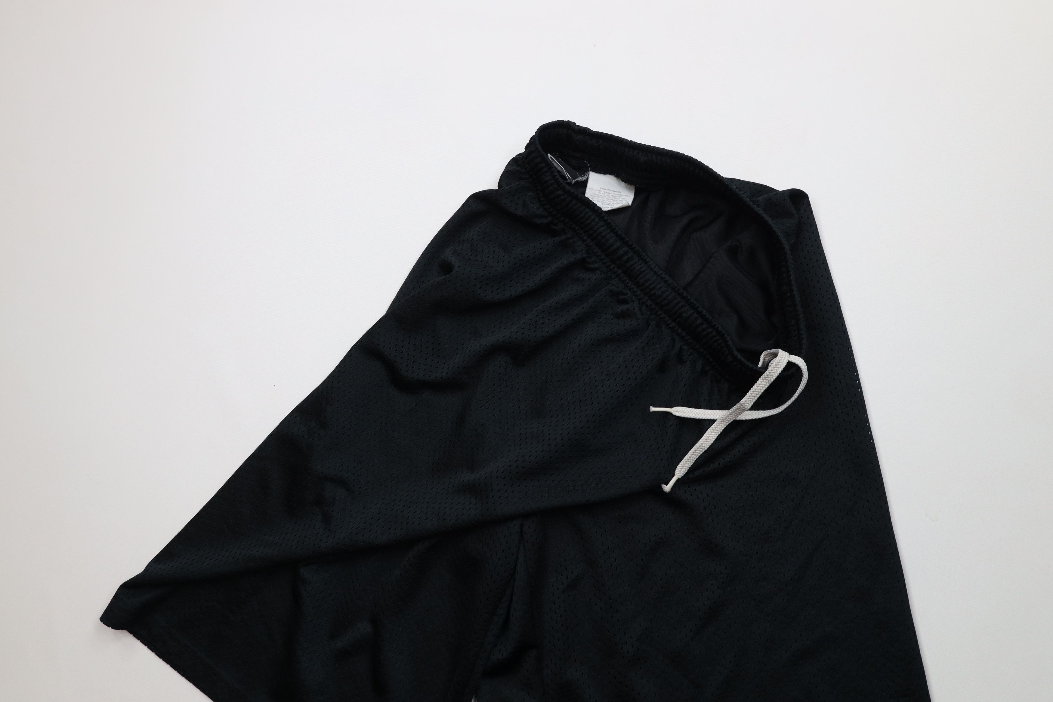 Nike Vintage Y2K Nike Mini Swoosh Mesh Basketball Shorts Black Size US 30 / EU 46 - 6 Thumbnail