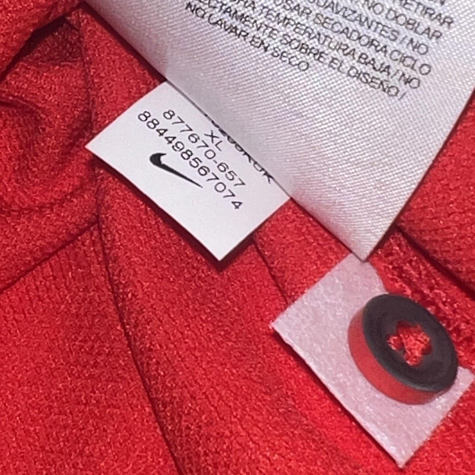 Nike Nike Toronto Raptors Polo Shirt Mens XL Red Dri 877670 657 Size US XL / EU 56 / 4 - 11 Thumbnail