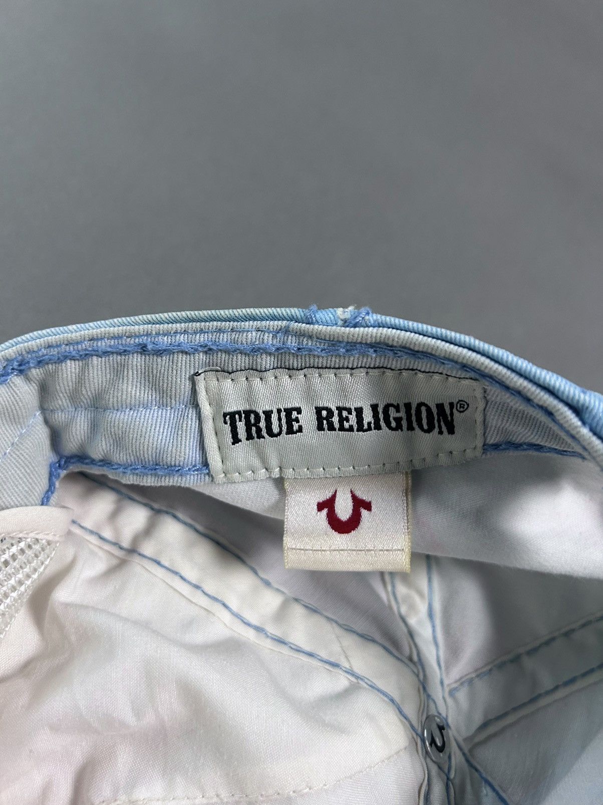 True Religion True Religion hat vintage baby blue cap Y2K Size ONE SIZE - 6 Thumbnail