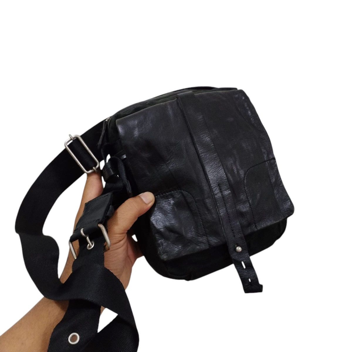Yohji Yamamoto Leather Bag | Grailed