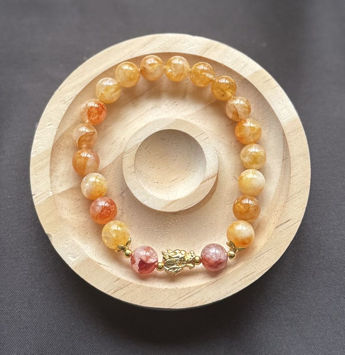 Handmade Fire Quartz Bracelet Size ONE SIZE - 1 Thumbnail